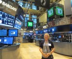 Tracy Smith on the NYSE Floor
