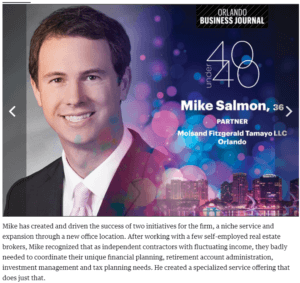 Mike Salmon 40 under 40